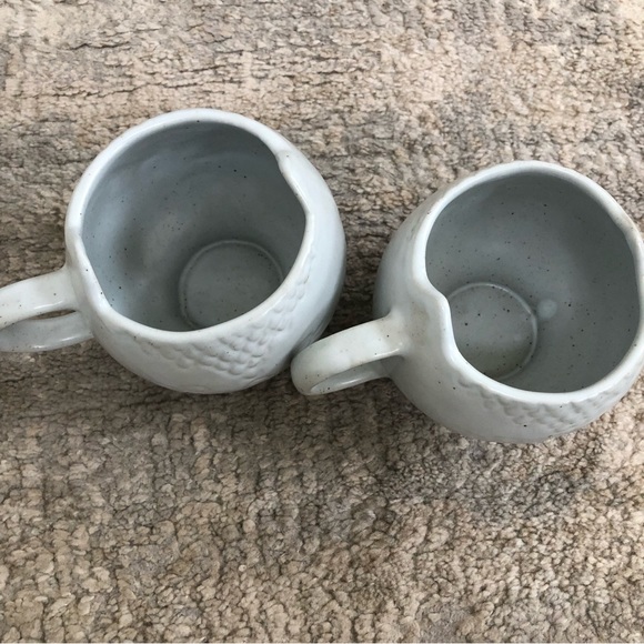 AH Kitty Cat Coffee/Tea Cup/Mug Ceramic Pottery lot 2 light blue - Picture 12 of 16